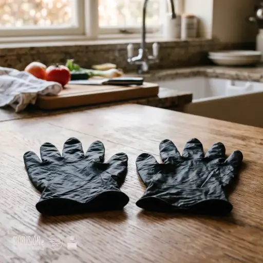 [ECO5032] Guantes Nitrilo NEGRO Talla L Caja 100unid