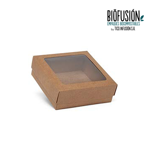 [DPD0915] Quequera 28x28cms Altura 12.5cm (Cartón) 50unid.